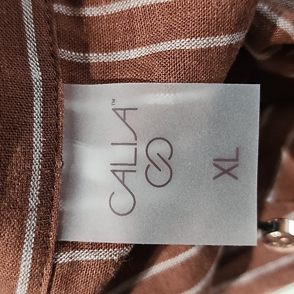 Calia By Carrie Underwood Oversized Long Sleeve Button Down Swim Cover Up NWT - Picture 5 of 7